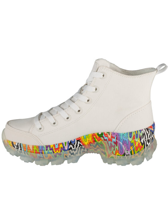 Skechers Skechers Sneakers Skechers Jen Stark: Hi-Ryze - See-Thru Drip Bianco