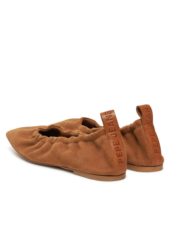 Pepe Jeans Pepe Jeans Baleriny Poppy Basic PLS10430 Brązowy