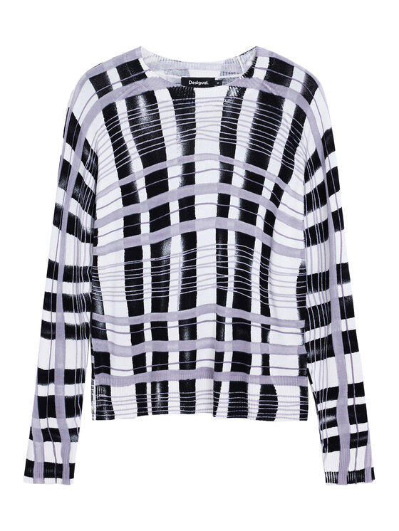 Desigual Desigual Sveter Noruega 25WWJF41 Čierna Regular Fit
