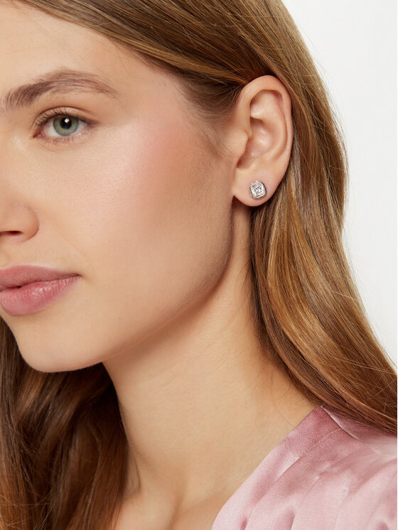 Swarovski Swarovski Обици Birthstone 5661957 Сребрист
