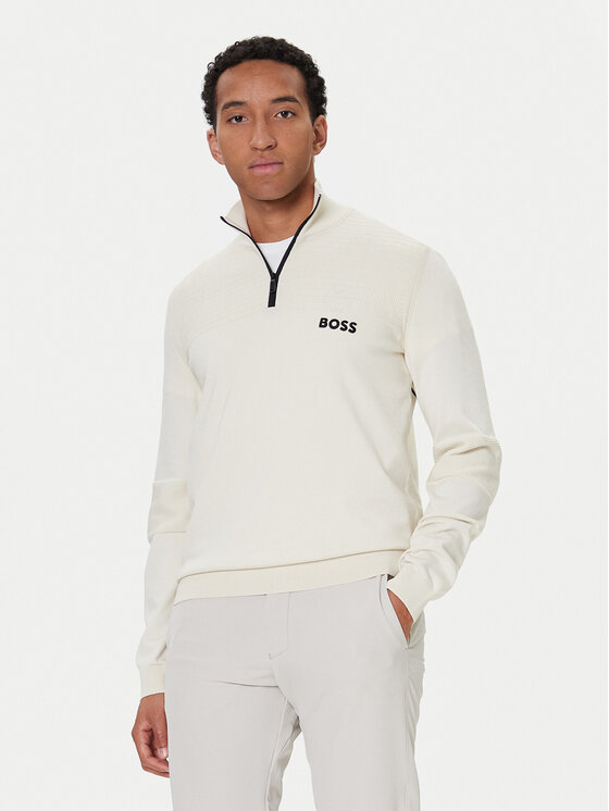 BOSS BOSS Pulover K_Hydro QZ-1 50541953 Alb Regular Fit