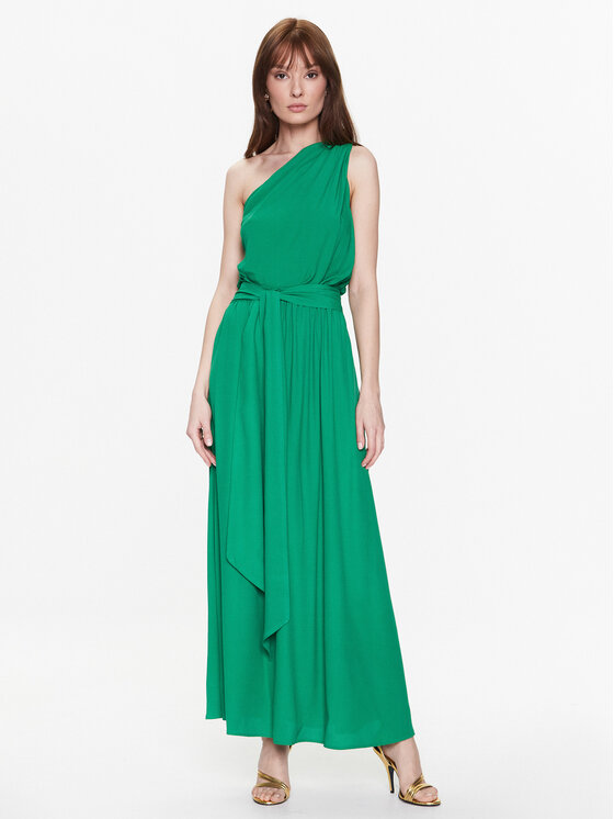 PINKO Pinko Koktel haljina 100997 A0TP Zelena Regular Fit