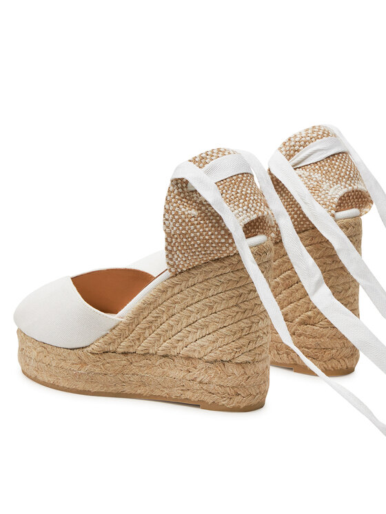 Castañer Castañer Espadryle Bilina/8Ed/001 023004 Biały