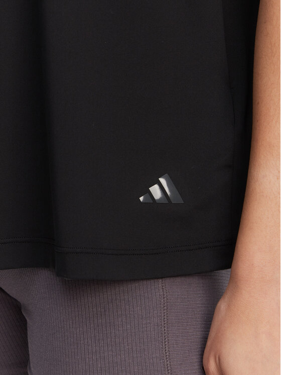 adidas adidas T-shirt Yoga JL7800 Crna Loose Fit