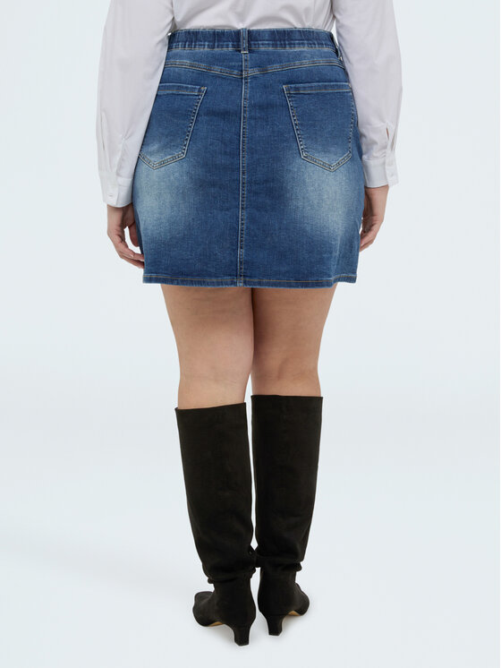 Fiorella Rubino Fiorella Rubino Minigonna 1438T000379N024 Blu A-Line Fit