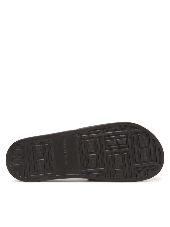 Tommy Hilfiger Tommy Hilfiger Şlapi Flags Pool Slide FM0FM05431 Negru