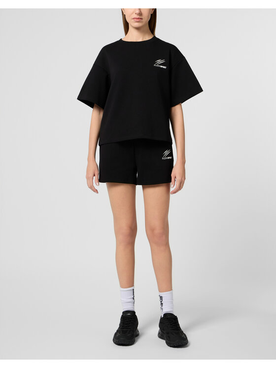 Plein Sport Plein Sport Szorty sportowe 29093 Czarny Active Fit