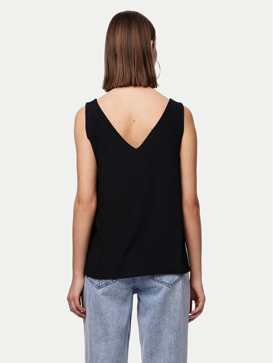 Pieces Pieces Τοπ Franan 17146424 Μαύρο Regular Fit