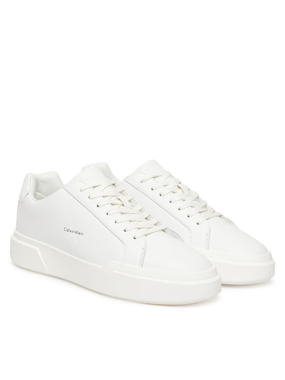 Calvin Klein Calvin Klein Сникърси Chunky Cupsole Laceup Lth YM0YM01344 Бял