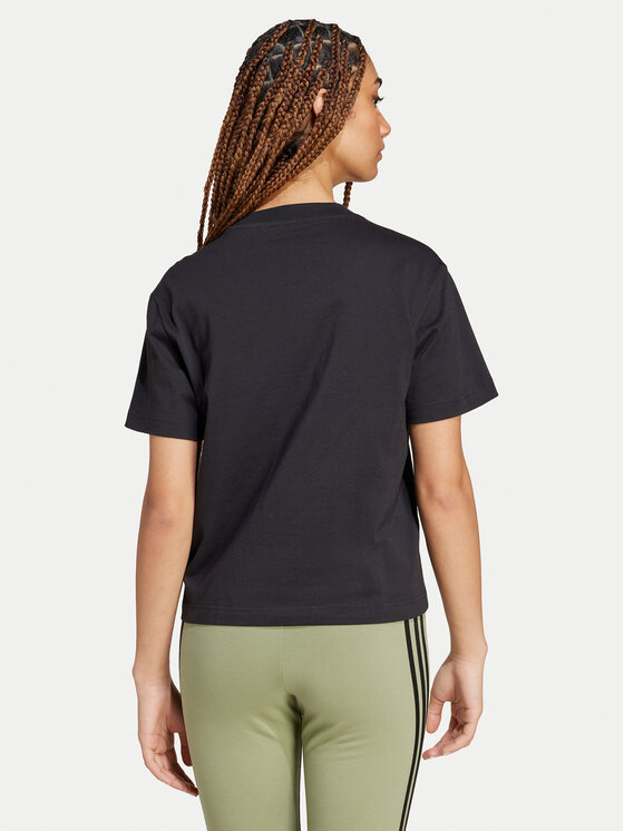 adidas adidas Тишърт Essentials Small Logo JH3690 Черен Slim Fit