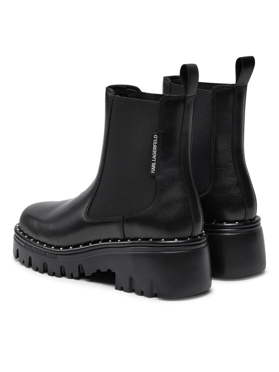 KARL LAGERFELD KARL LAGERFELD Chelsea cipele KL45344 Crna