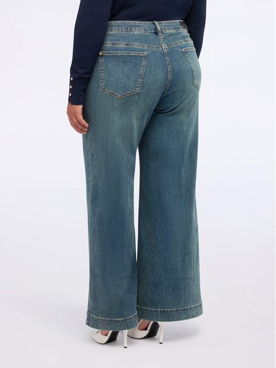 Fiorella Rubino Fiorella Rubino Jeansy P427T005037N024 Niebieski Flare Fit