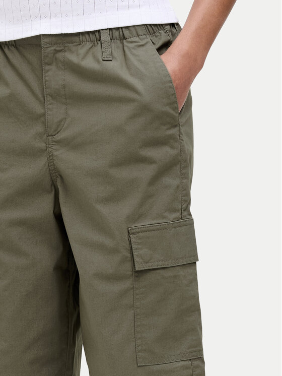 JJXX JJXX Spodnie capri Olga 12271698 Zielony Straight Fit
