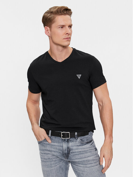 Guess Guess 2er-Set T-Shirts Caleb U97G03 KCD31 Schwarz Regular Fit