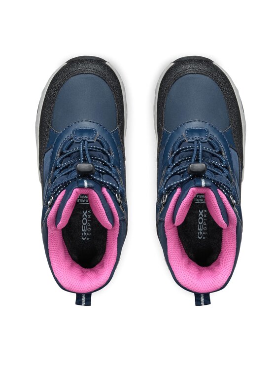 Geox Geox Śniegowce J Sentiero Girl B Ab J36FVB 054FU C4268 M Granatowy