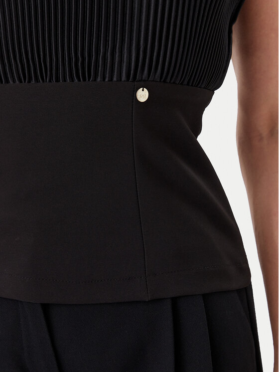 Rinascimento Rinascimento Τοπ CFC0019748002 Μαύρο Slim Fit