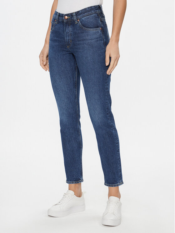 Dámské Jeansy Lee, Velikost:24/31, Barva: Modrá, Rider Jeans 112346312
