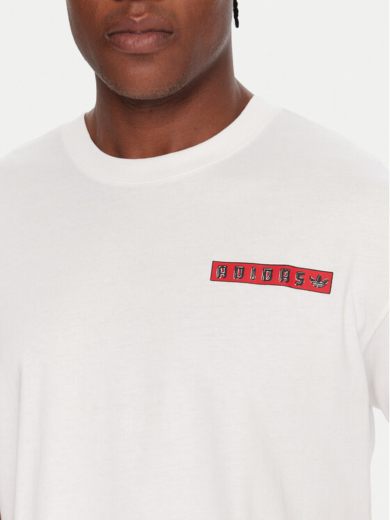 adidas adidas T-shirt Graphic JX3094 Bianco Regular Fit
