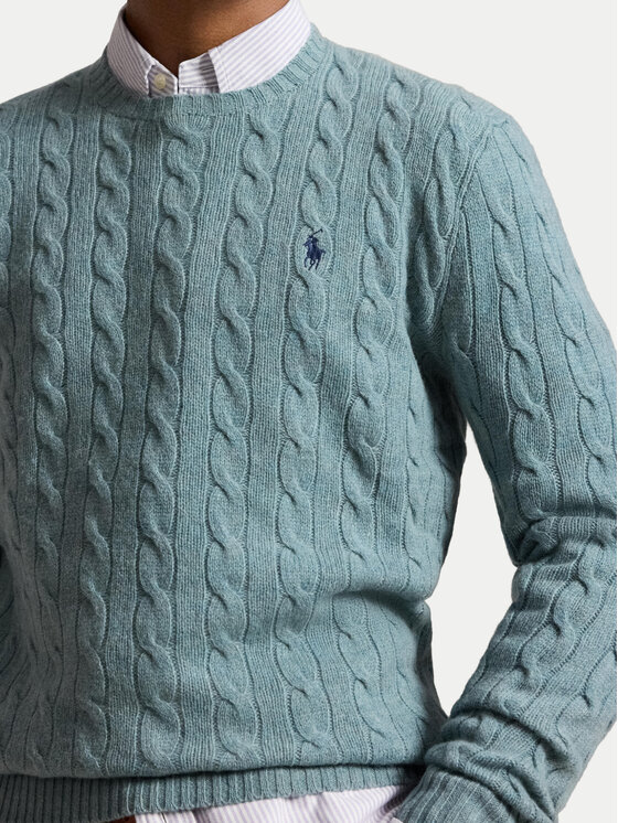 Polo Ralph Lauren Polo Ralph Lauren Sweter 710876762506 Zielony jasny Regular Fit