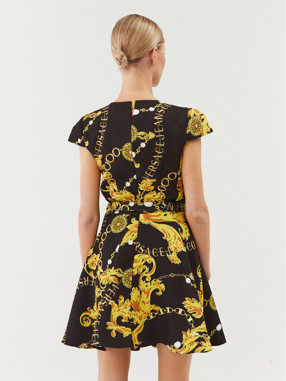 Versace Jeans Couture Versace Jeans Couture Ежедневна рокля 75HAO905 Черен Regular Fit