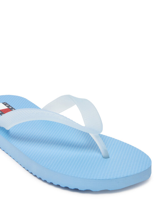 Tommy Jeans Tommy Jeans Flip flop Tjw Logo Flip Flop EN0EN02447 Albastru celest