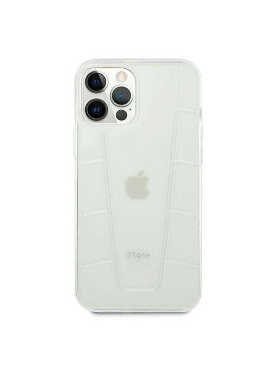 Guess Guess Etui na telefon iPhone 12 Pro Max Przezroczysty
