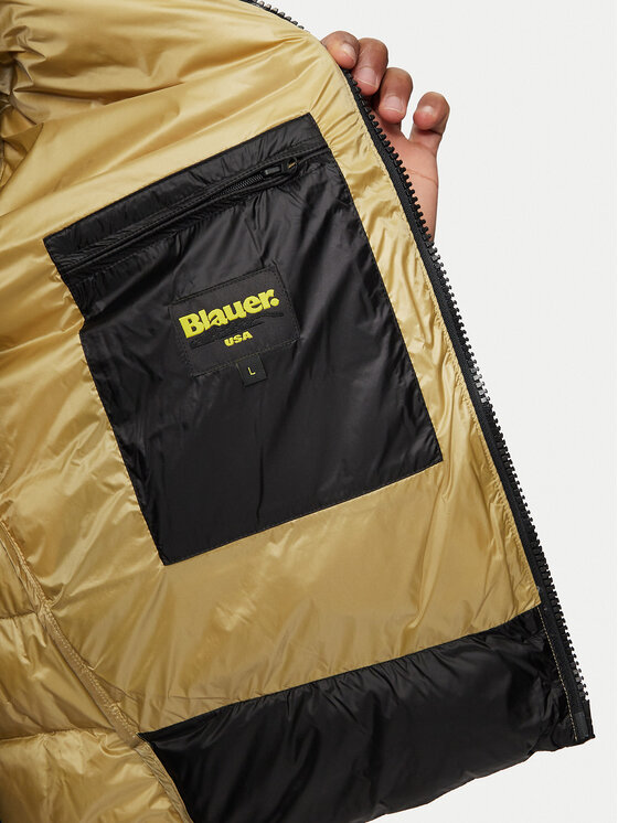 Blauer Blauer Μπουφάν πουπουλένιο 24WBLUC03024 Μαύρο Regular Fit