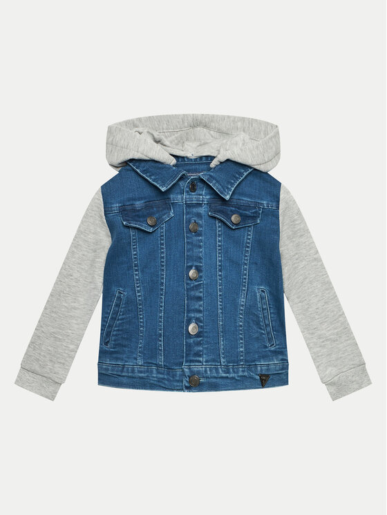 Gyerek Farmer kabát Guess, Méret: 5Y, Sötétkék, N4GL02 D5BX0