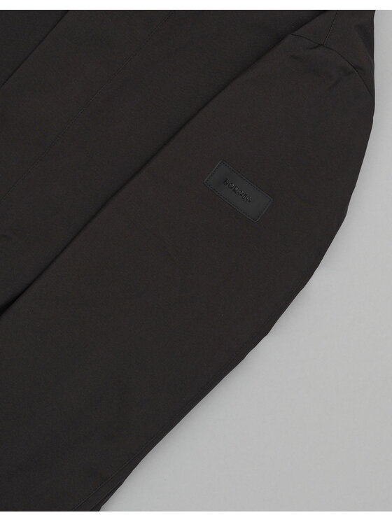 Borgio Borgio Płaszcz nizza Czarny Slim Fit