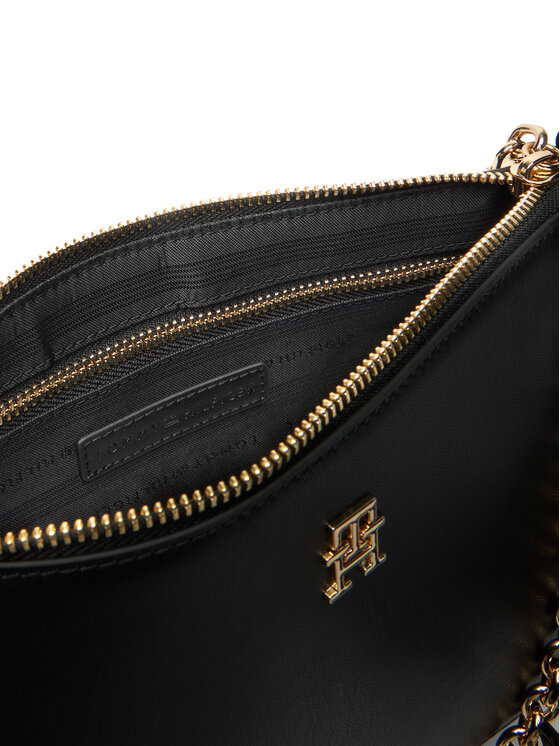 Tommy Hilfiger Tommy Hilfiger Käekott Th Glam Conv Med Crossover AW0AW18143 Must