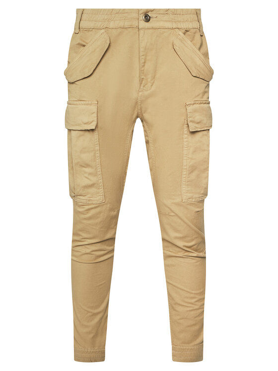 Alpha Industries Alpha Industries Joggers kalhoty Airman 188201 Béžová Tapered Fit