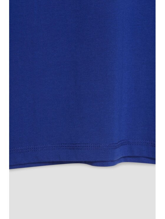 Sprandi Sprandi T-Shirt AW21-TSM004 Niebieski Regular Fit