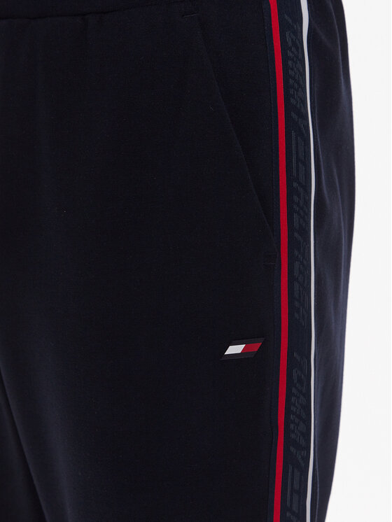 Tommy Hilfiger Tommy Hilfiger Pantaloni trening Textured Tape MW0MW30404 Bleumarin Regular Fit