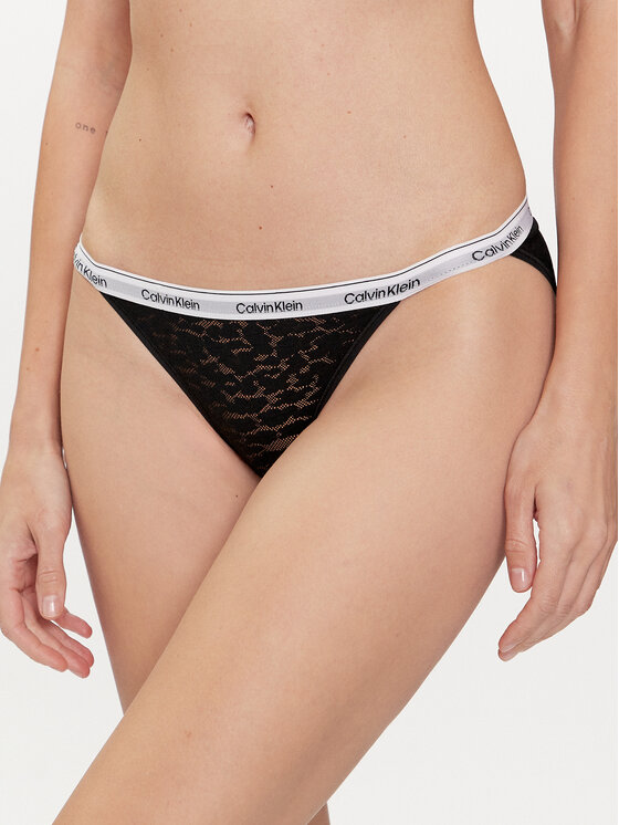 Női Klasszikus alsó Calvin Klein Underwear, Méret: L, Fekete, 000QD5213E