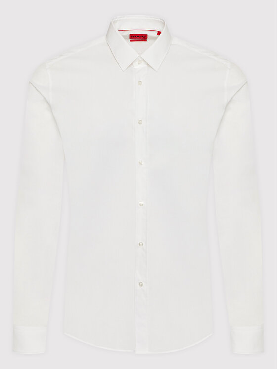 HUGO Hugo Košulja Elisha02 50479396 Bijela Extra Slim Fit