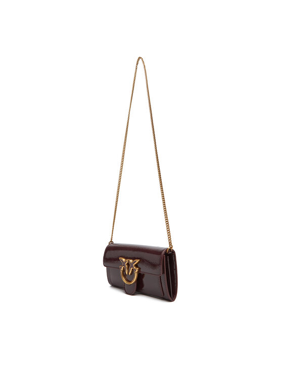 PINKO PINKO Torbica Love One Wallet C PE25 PLTT 100062 A1UV Tamnocrvena
