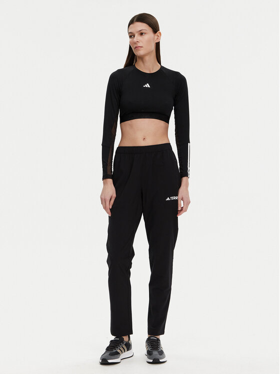 adidas adidas Bikses outdoor Multi Essentials JP0806 Melns Regular Fit