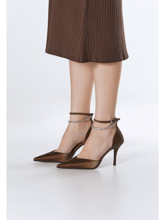 Estro Estro Γοβάκια ER00116975 Καφέ