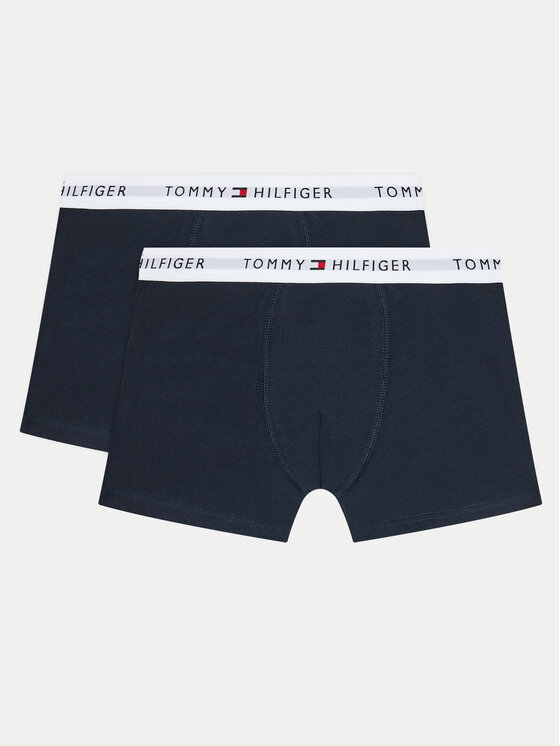 Gyerek 2 darab boxer Tommy Hilfiger, Méret: 8_10Y, Sötétkék, UB0UB00549