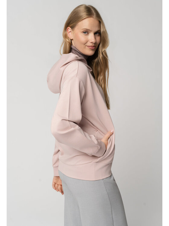 Volcano Volcano Bluza B-CASSI Różowy jasny Regular Fit