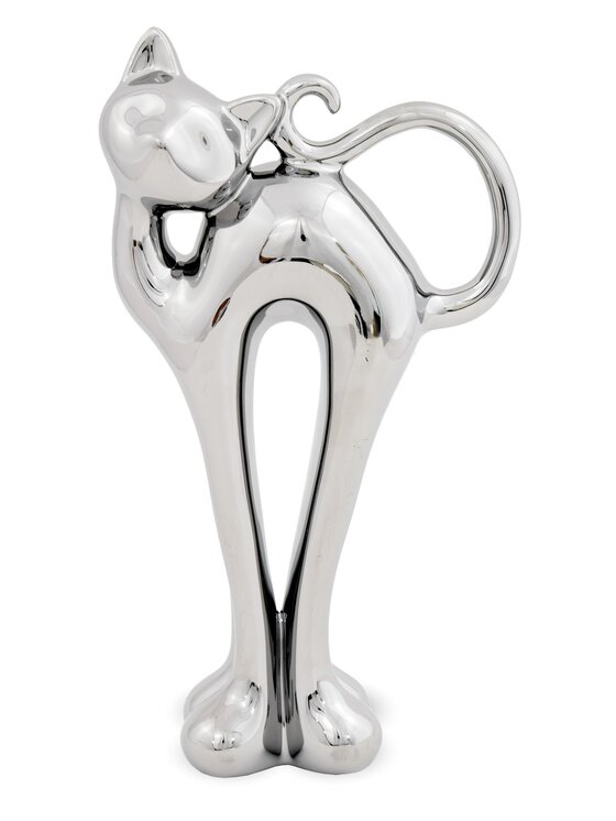 MIAhome MIAhome Figurka ceramiczna kota Srebrny