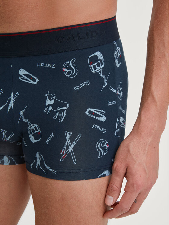 Calida Calida Boxerky 25281 Tmavomodrá