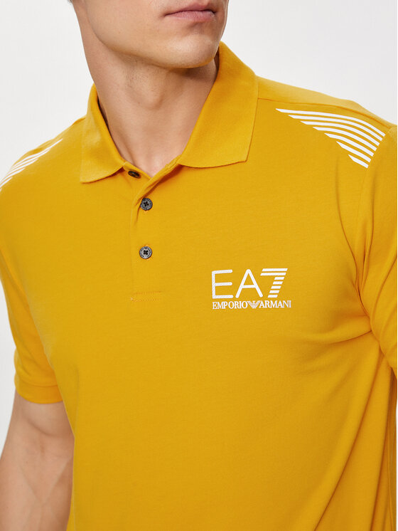 EA7 Emporio Armani EA7 Emporio Armani Pólóing 3DPF51 PJULZ 1680 Sárga Regular Fit