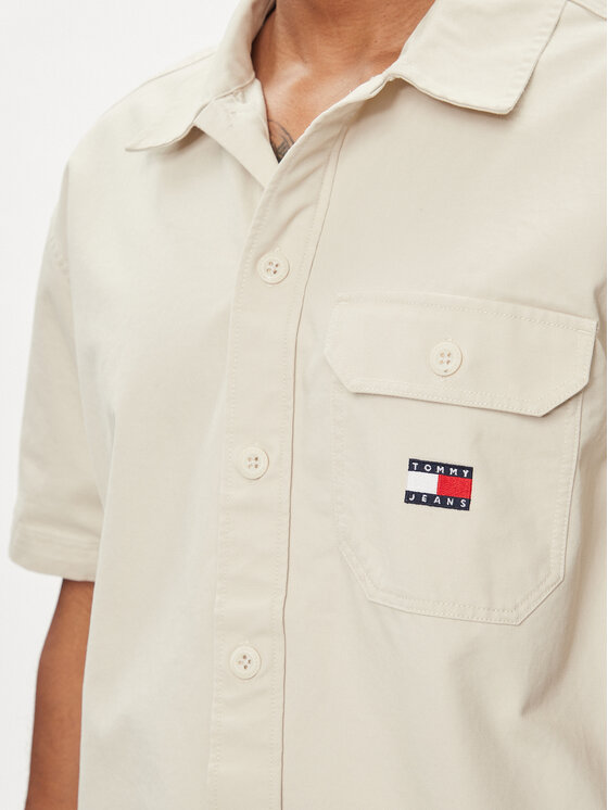 Tommy Jeans Tommy Jeans Πουκάμισο Essential DM0DM18969 Μπεζ Regular Fit