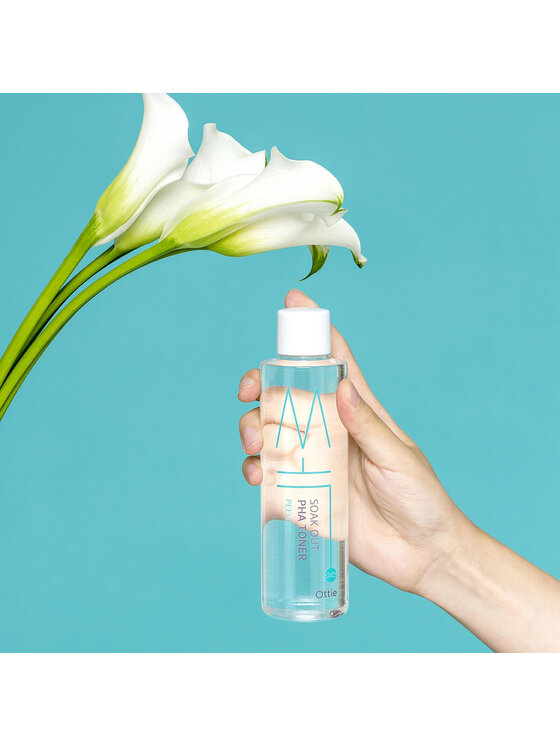 Ottie Ottie Toner do twarzy SOAK OUT PHA, 210 ml Tonik