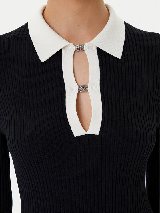 HUGO HUGO Džemper haljina Sharry 50542620 Crna Slim Fit