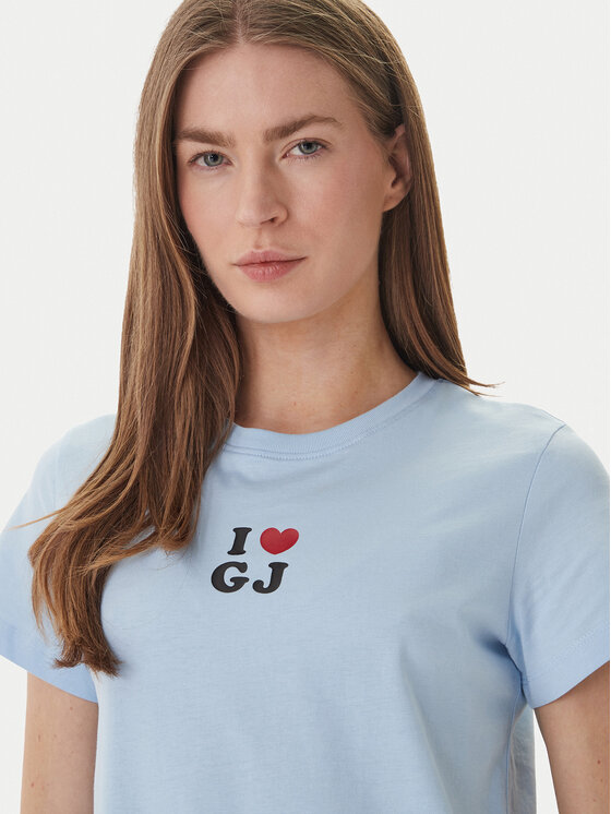 Guess Jeans Guess Jeans Тишърт W6GI45 K8HM0 Светлосиньо Regular Fit