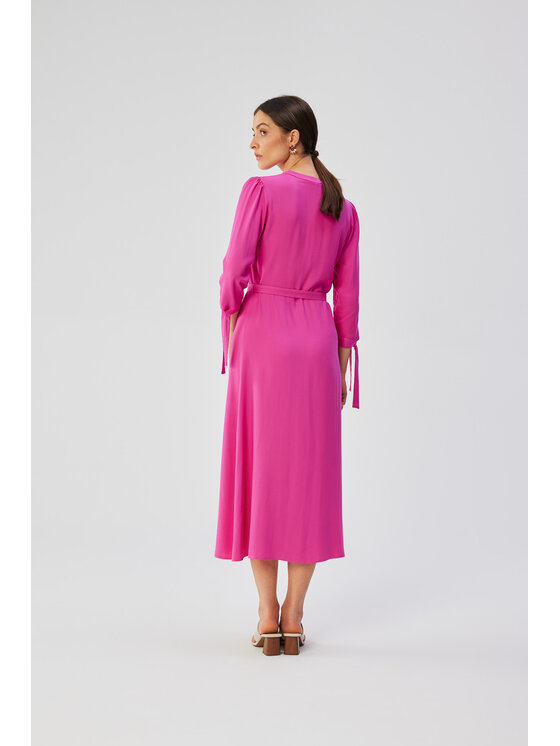 Stylove Stylove Sukienka letnia S365 Różowy Comfortable Fit