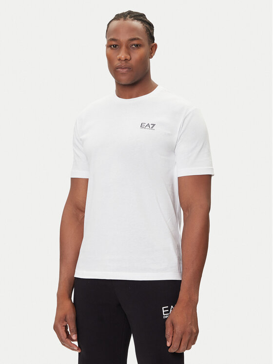 EA7 Emporio Armani EA7 Emporio Armani T-Shirt 7M000567 AF10375 M0003 Bílá Regular Fit