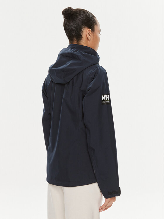 Helly Hansen Helly Hansen Kurtka żeglarska W Crew Hooded Jacket 2.0 34448 Granatowy Regular Fit